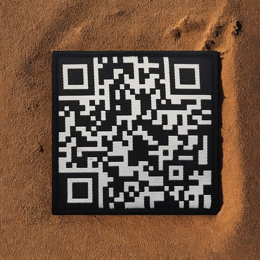 Patch QR Code "Rick Roll" - Écusson Meme de Rick Astley