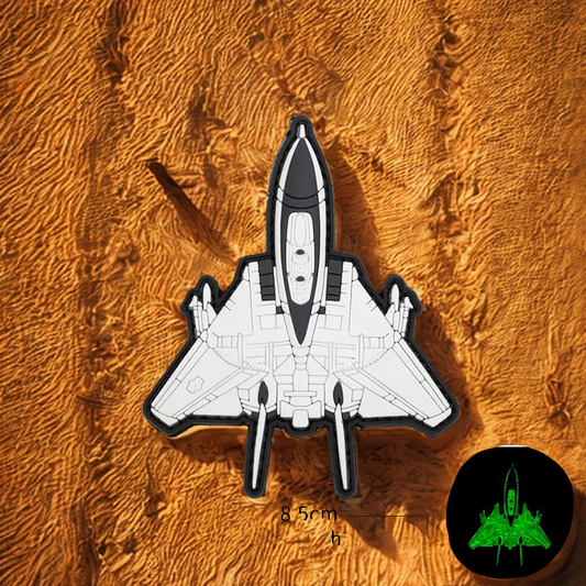 Patch Avion de Chasse F-14 "Tomcat" - Écusson de Pilote en PVC 3D