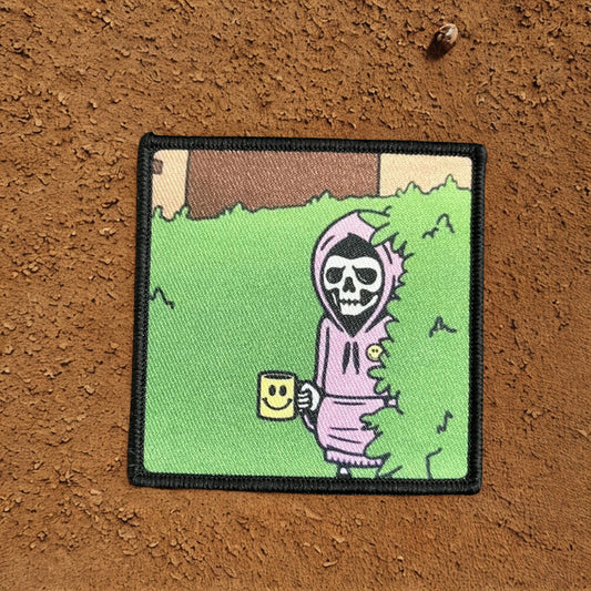 Patch "La Faucheuse Patiente" - Écusson Humoristique The Reaper