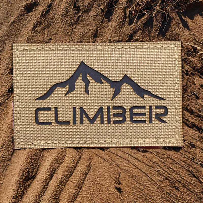 Patch IR "Climber" - Écusson Tactique de Montagne Infrarouge