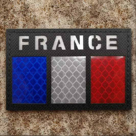 Patch PVC Drapeau Français - Écusson Tactique 3D Moderne