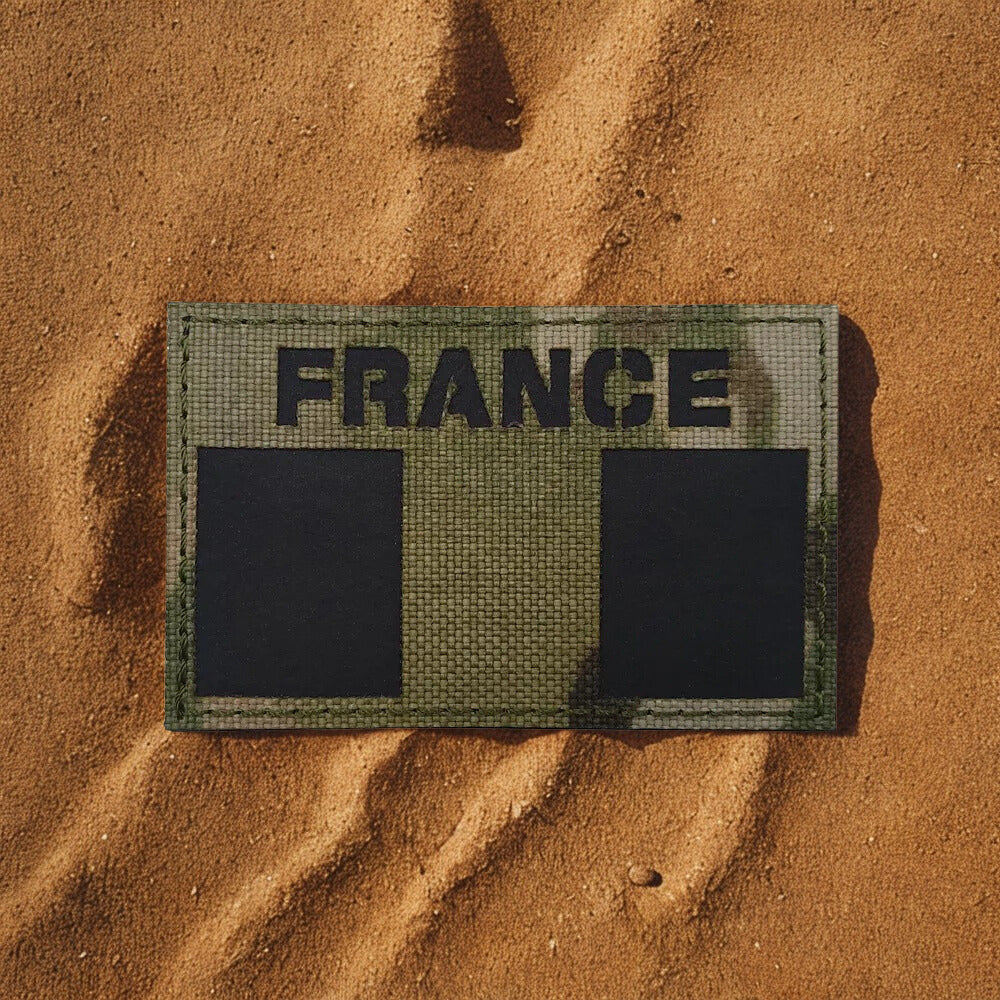 Patch PVC Drapeau Français - Écusson Tactique 3D Moderne