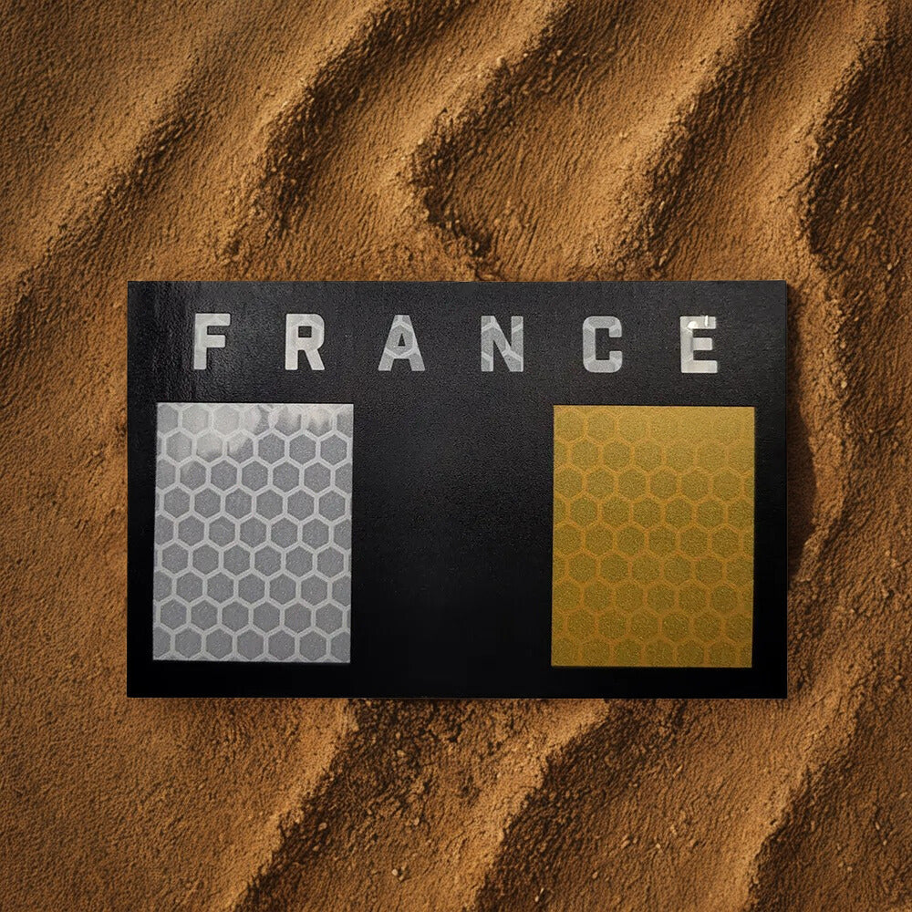 Patch PVC Drapeau Français - Écusson Tactique 3D Moderne