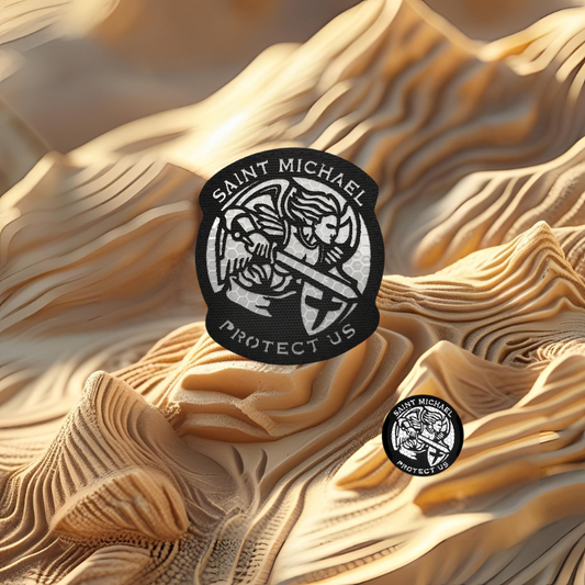 Patch Saint Michel Archange - Écusson de Protection Réfléchissant